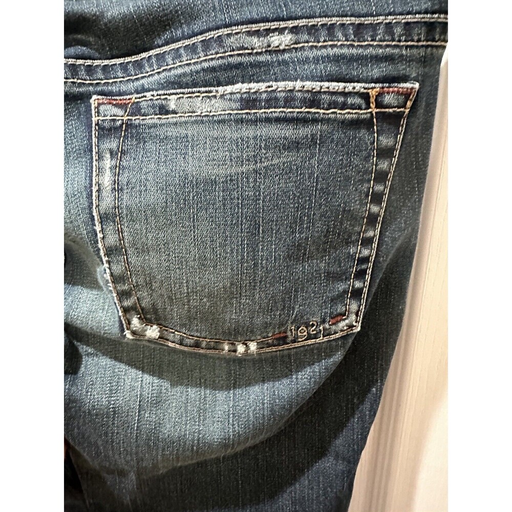 1921 Women's Distressed 29/32 Denim Blue Jeans - Picture 7 of 13